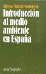 INTRODUCCIÓN AL MEDIO AMBIENTE EN ESPAÑA